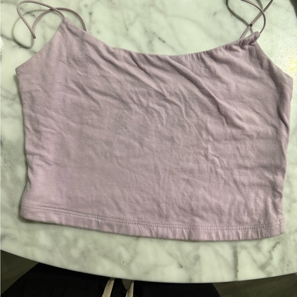 Aeropostale Light Purple Crop Top